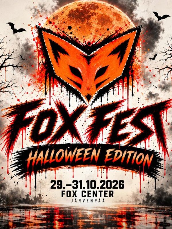 Fox Fest Halloween Edition 29.–31.10.2026 -juliste